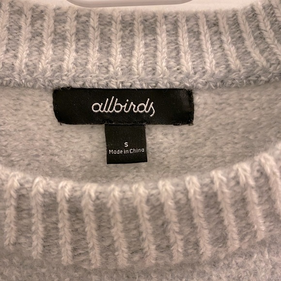 HOST PICK Allbirds Wool Jumper / Cropped Wool Sweater - XS - GUC - Light Grey - Picture 9 of 12